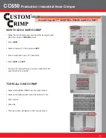 Preview for 13 page of Custom Crimp CC440 series Operator'S Manual