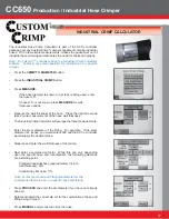 Preview for 17 page of Custom Crimp CC440 series Operator'S Manual