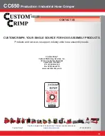 Preview for 38 page of Custom Crimp CC440 series Operator'S Manual