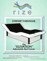 Preview for 1 page of Customatic Rize ELEVATION RI-ABE-A25-WH Owner'S Manual