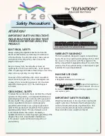 Preview for 3 page of Customatic Rize ELEVATION RI-ABE-A25-WH Owner'S Manual