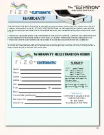 Preview for 12 page of Customatic Rize ELEVATION RI-ABE-A25-WH Owner'S Manual