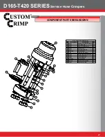 Preview for 27 page of CustomCrimp D165-T420 SERIES Operator'S Manual