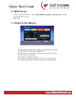Preview for 2 page of CUT THE CORD CANADA RIPCORD Quick Start Manual