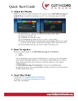 Preview for 3 page of CUT THE CORD CANADA RIPCORD Quick Start Manual