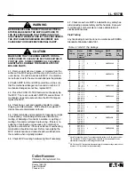 Preview for 4 page of Cutler-Hammer GMCP Installation Instructions