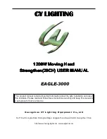 Preview for 1 page of CY Lighting EAGLE-3000 User Manual