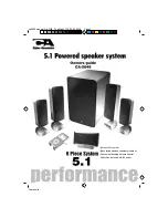 Preview for 1 page of Cyber Acoustics CA-5648 Owner'S Manual