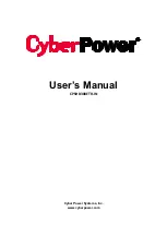 Cyber Power CPSHB300ETR-IN User Manual preview