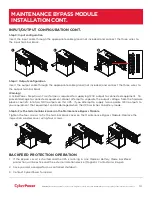 Preview for 20 page of Cyber Power OL10KRTHW Installation And Operation Manual