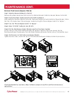 Preview for 39 page of Cyber Power OL10KRTHW Installation And Operation Manual