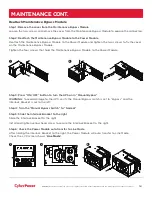 Preview for 40 page of Cyber Power OL10KRTHW Installation And Operation Manual