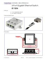 Preview for 1 page of CyberData 011236 Installation Quick Reference