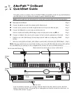Cyclades AlterPath OnBoard Series Quick Start Manual preview