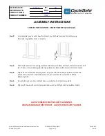 Preview for 4 page of CycleSafe Pocket Shelter Assembly Instructions