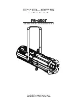 Cyclops Lighting PR-250T User Manual preview