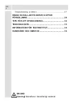 Preview for 3 page of Cylinda KF3185NVE User Manual