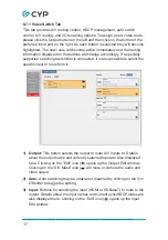 Preview for 22 page of CYP CH-2540RX Operation Manual