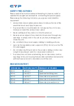 Preview for 4 page of CYP CPLUS-662CVEA Operation Manual