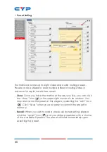 Preview for 46 page of CYP CPLUS-662CVEA Operation Manual