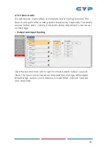 Preview for 47 page of CYP CPLUS-662CVEA Operation Manual