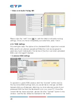 Preview for 54 page of CYP CPLUS-662CVEA Operation Manual