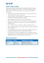 Preview for 4 page of CYP CPLUS-V11PE2 Operation Manual