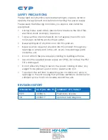 Preview for 4 page of CYP CSC-6012RX Operation Manual