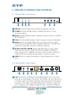 Preview for 10 page of CYP CSC-6012RX Operation Manual