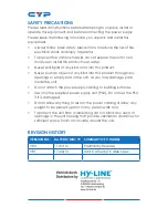 Preview for 4 page of CYP CSI-8H8CV2IR Operation Manual