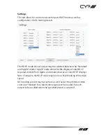Preview for 23 page of CYP OR-HD62CD-4K22 Operation Manual
