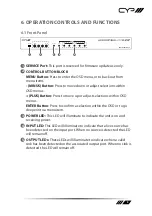 Preview for 9 page of CYP PUV-1H4HPL-AVLC Operation Manual