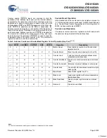 Preview for 6 page of Cypress Semiconductor FLEx36 CYD01S36V Specification Sheet