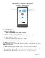 Preview for 12 page of Cypress HHR-4000 Product Manual