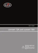 Preview for 1 page of D.A.S. convert 12A User Manual