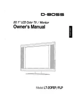 D-Boss LT-20FEP Owner'S Manual preview