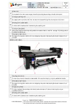 Preview for 6 page of d.gen Artrix H8 Operator'S Manual