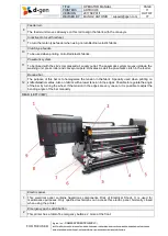 Preview for 11 page of d.gen Artrix H8 Operator'S Manual