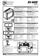 Preview for 1 page of D+H ACX 4 Original Instructions