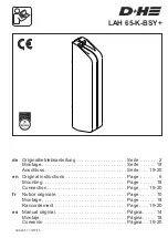 D+H LAH 65-K-BSY+ Manual preview