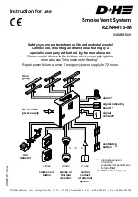 D+H RZN 4416-M Instructions For Use Manual preview