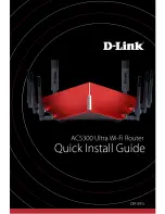 D-Link AC5300 Quick Install Manual preview
