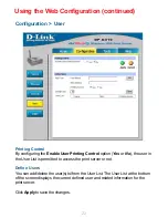 Preview for 22 page of D-Link AirPlus DP-G310 Manual