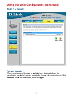 Preview for 27 page of D-Link AirPlus DP-G310 Manual