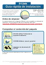 Preview for 25 page of D-Link AirPlus DP-G310 Quick Installation Manual