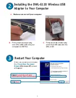 Preview for 4 page of D-Link AirPlus DWL-G120 Quick Installation Manual