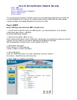 Preview for 1 page of D-Link AirPlus Xtreme G DWL-2000AP Instruction Manual