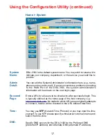 Preview for 17 page of D-Link Airspot
DSA-3100 Manual