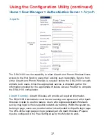 Preview for 37 page of D-Link Airspot
DSA-3100 Manual