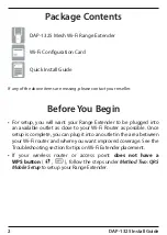 Preview for 2 page of D-Link DAP-1325 Quick Install Manual